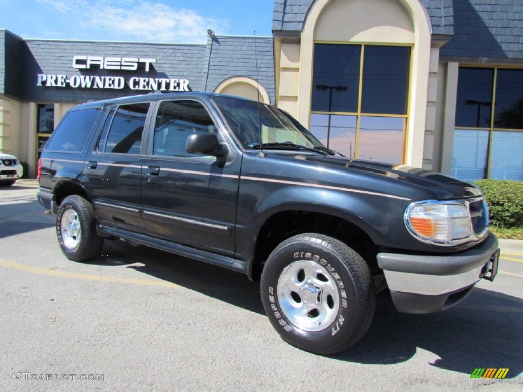 1998 Explorer XLT - Ebony Black / Medium Prairie Tan photo #5