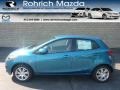 2011 Aquatic Blue Mica Mazda MAZDA2 Touring  photo #1