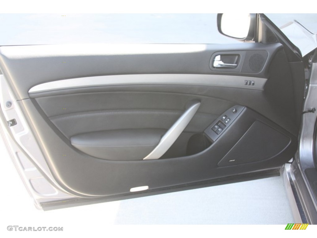 2010 Infiniti G 37 S Sport Coupe Graphite Door Panel Photo #54976572