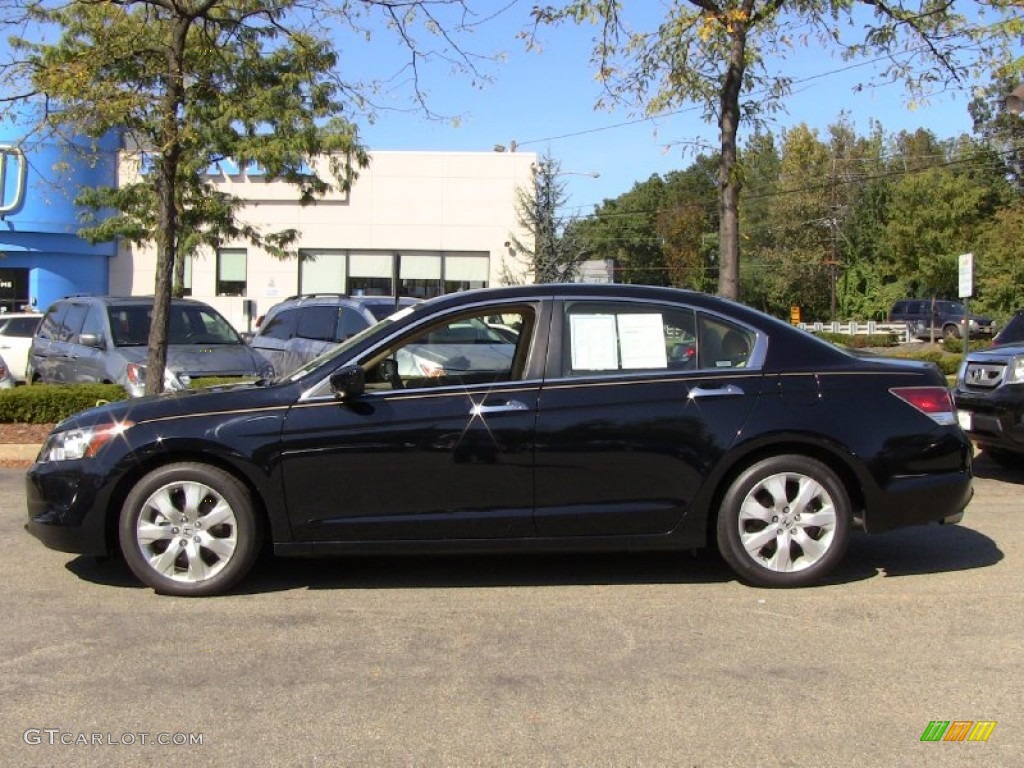 2008 Accord EX V6 Sedan - Nighthawk Black Pearl / Ivory photo #1