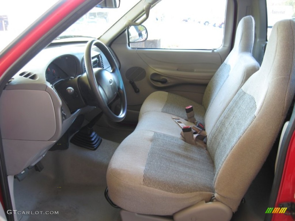 Medium Prairie Tan Interior 1997 Ford F150 XL Regular Cab Photo #54977794