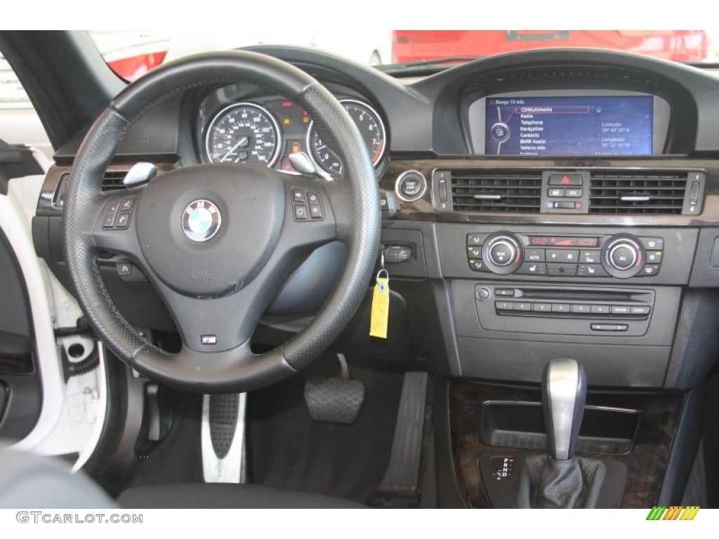 2010 BMW 3 Series 328i Convertible Black Dashboard Photo #54978094