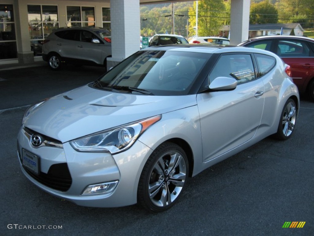 Ironman Silver 2012 Hyundai Veloster Standard Veloster Model Exterior Photo #54978943