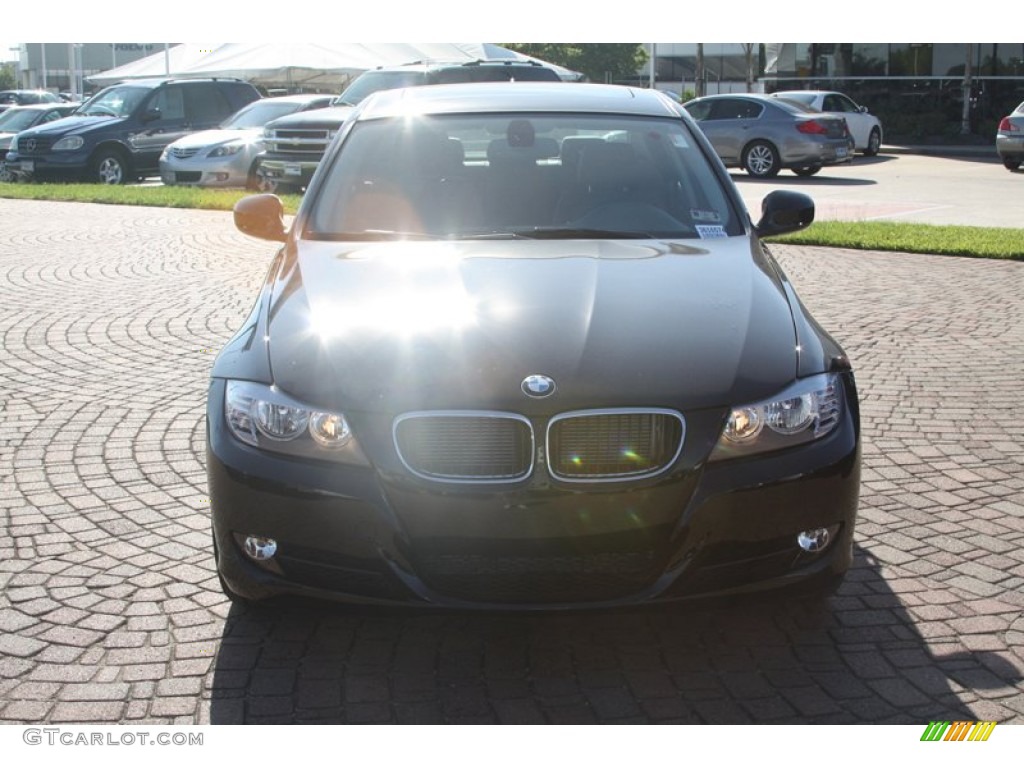 2011 3 Series 328i Sedan - Jet Black / Saddle Brown Dakota Leather photo #2