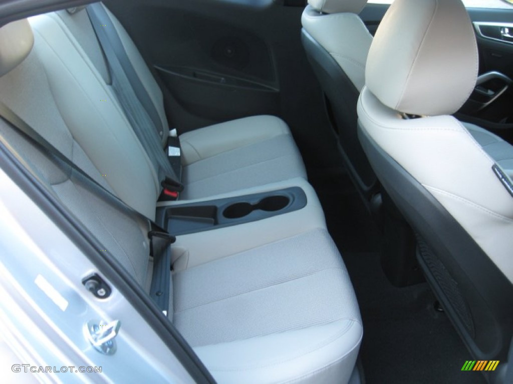 Black Interior 2012 Hyundai Veloster Standard Veloster Model Photo #54979081