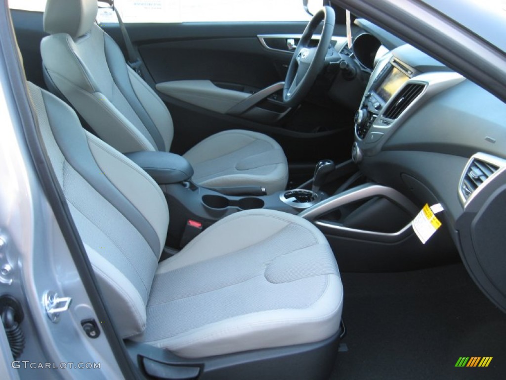 Black Interior 2012 Hyundai Veloster Standard Veloster Model Photo #54979105