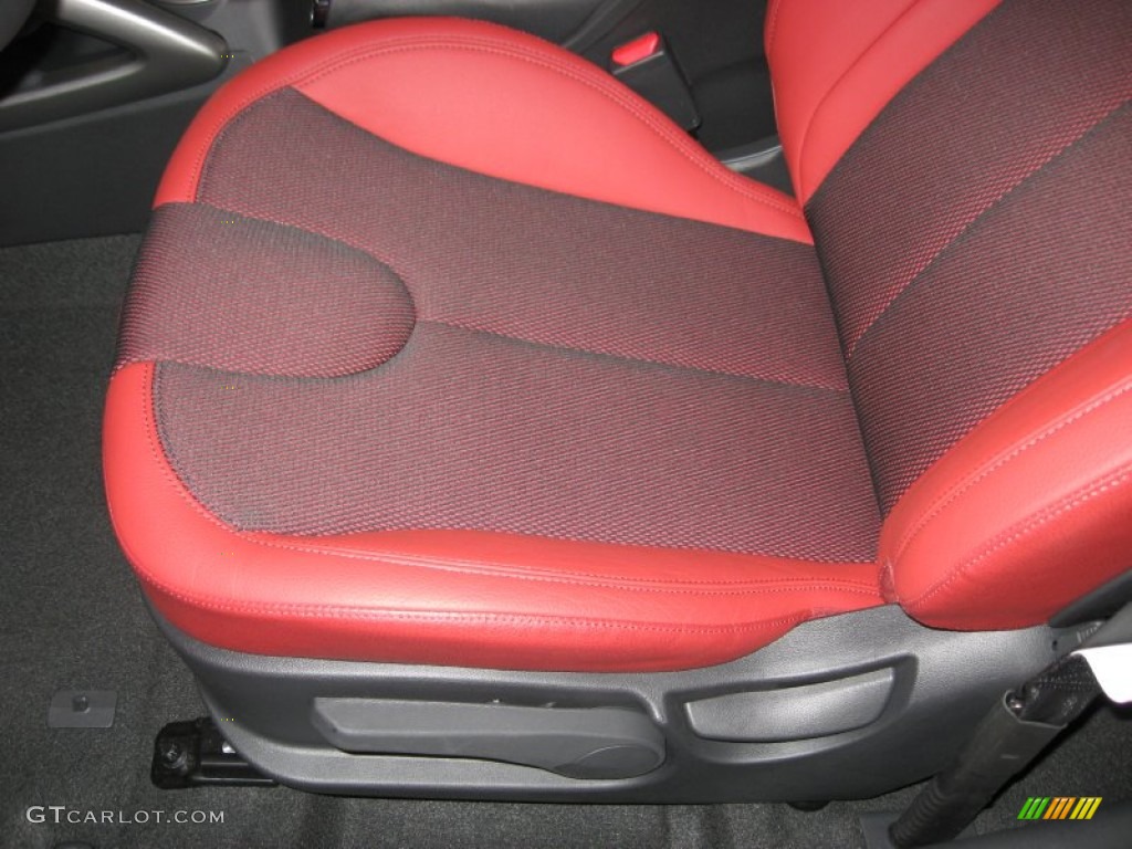 Black/Red Interior 2012 Hyundai Veloster Standard Veloster Model Photo #54979288