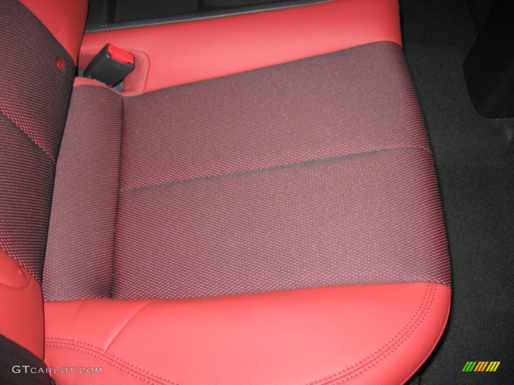 2012 Veloster  - Boston Red / Black/Red photo #17