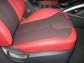 Black/Red 2012 Hyundai Veloster Standard Veloster Model Interior Color