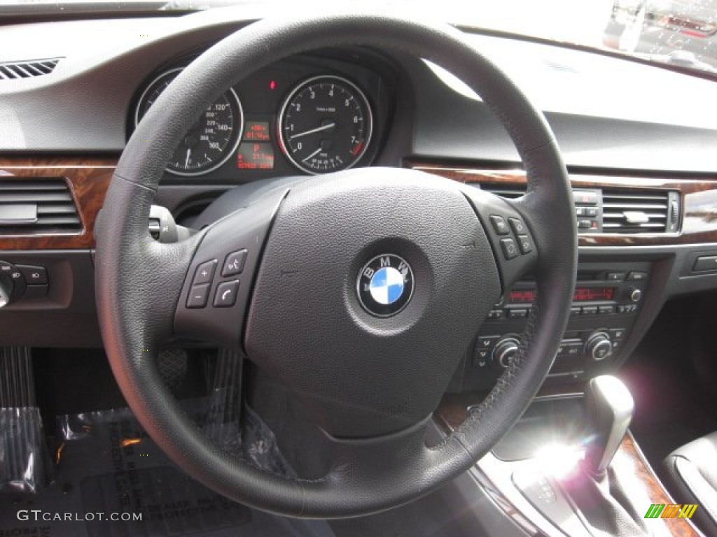 2009 3 Series 328i Sedan - Barbara Red Metallic / Black photo #9