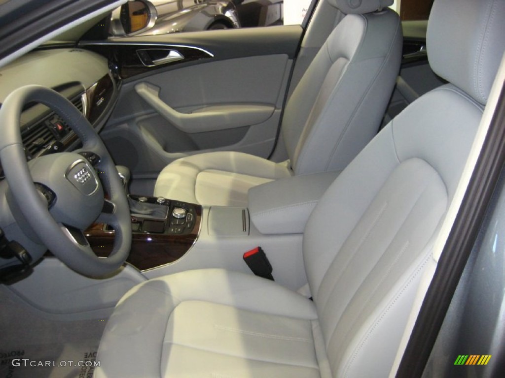 Titanium Gray Interior 2012 Audi A6 3.0T quattro Sedan Photo #54980158