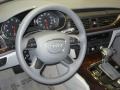 Titanium Gray Steering Wheel Photo for 2012 Audi A6 #54980167