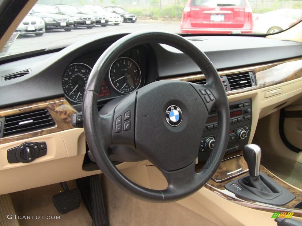 2007 3 Series 328i Sedan - Barrique Red Metallic / Beige photo #11