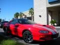 2002 Bright Rally Red Chevrolet Camaro Z28 SS Coupe  photo #4