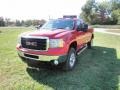 2012 Fire Red GMC Sierra 2500HD SLE Extended Cab 4x4  photo #3