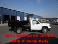 Summit White - Sierra 3500HD Work Truck Regular Cab Chassis Dump Truck Photo No. 1