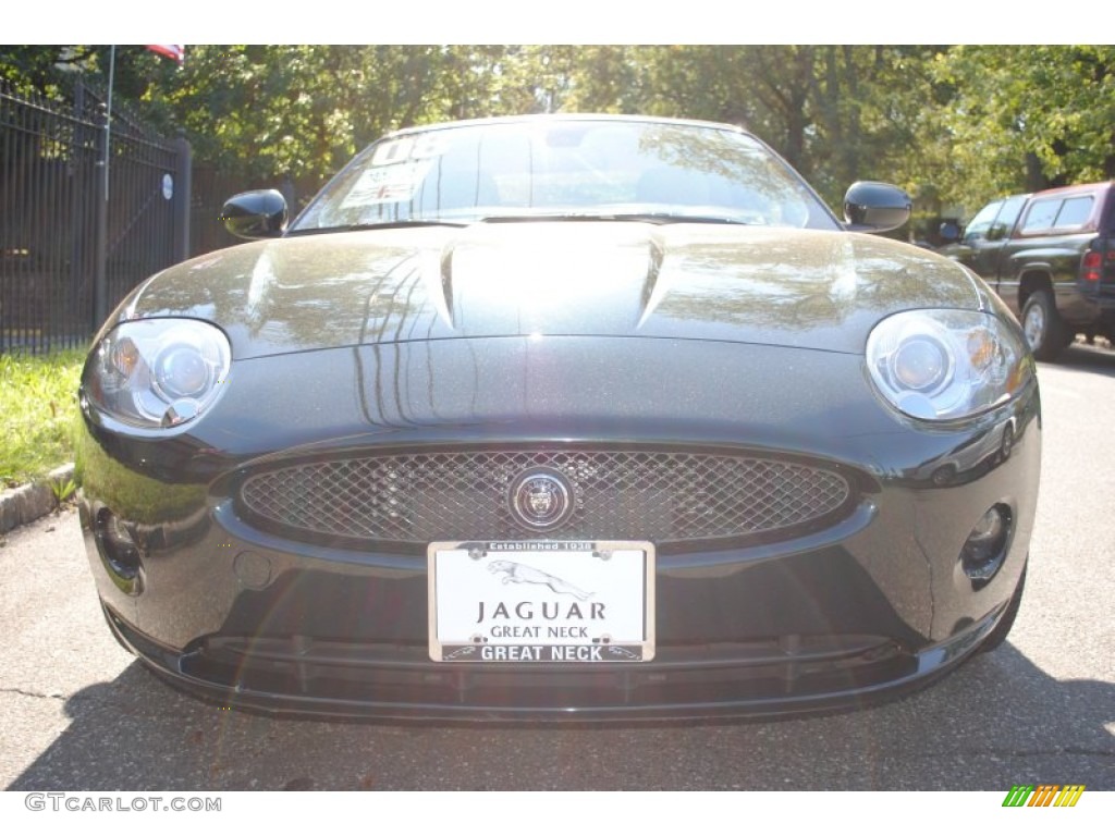 2008 XK XK8 Convertible - Botanical Green / Caramel photo #2