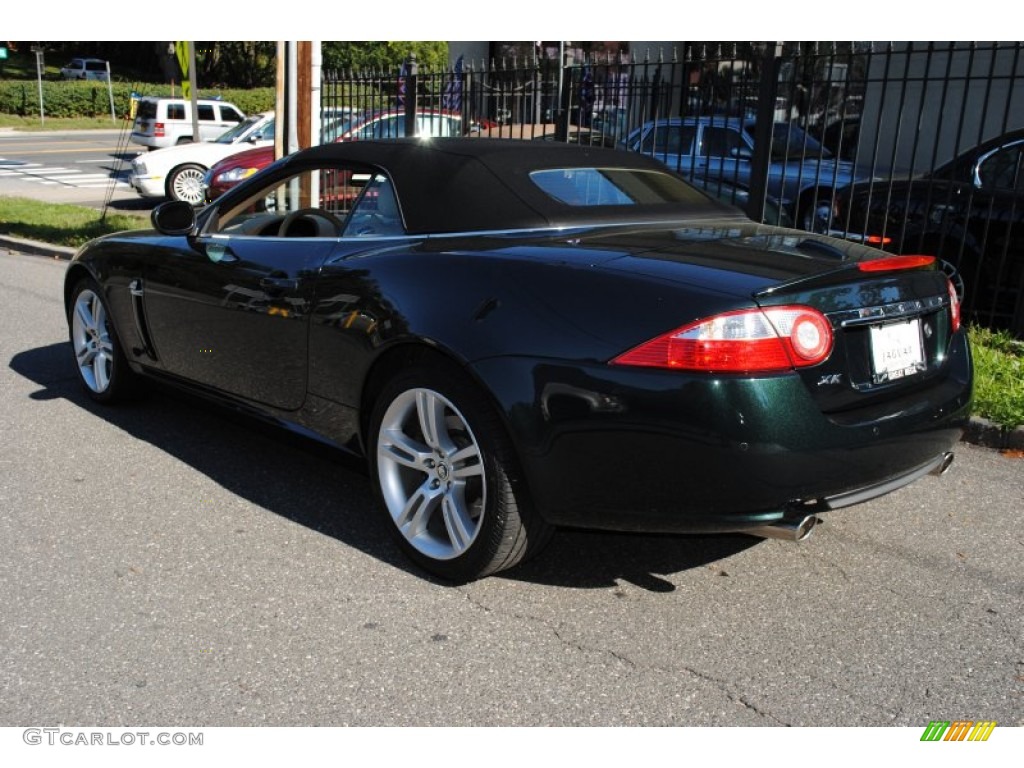 2008 XK XK8 Convertible - Botanical Green / Caramel photo #4