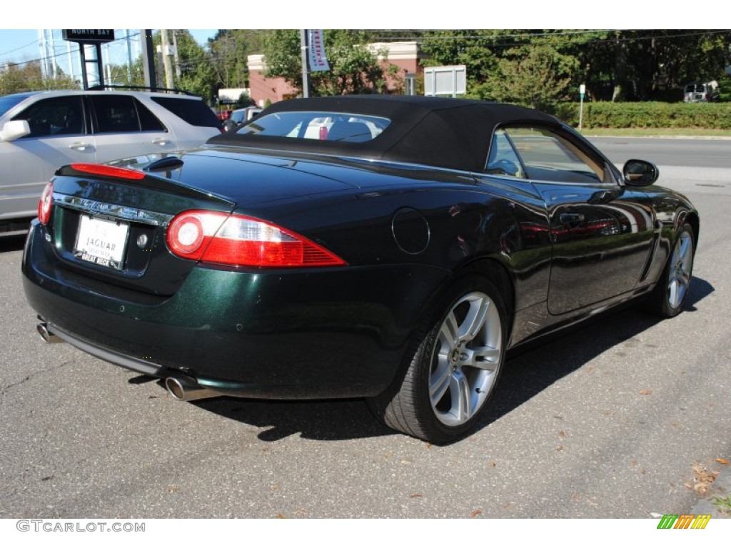 2008 XK XK8 Convertible - Botanical Green / Caramel photo #6