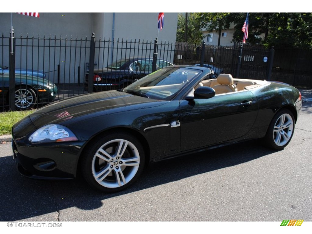 2008 XK XK8 Convertible - Botanical Green / Caramel photo #23