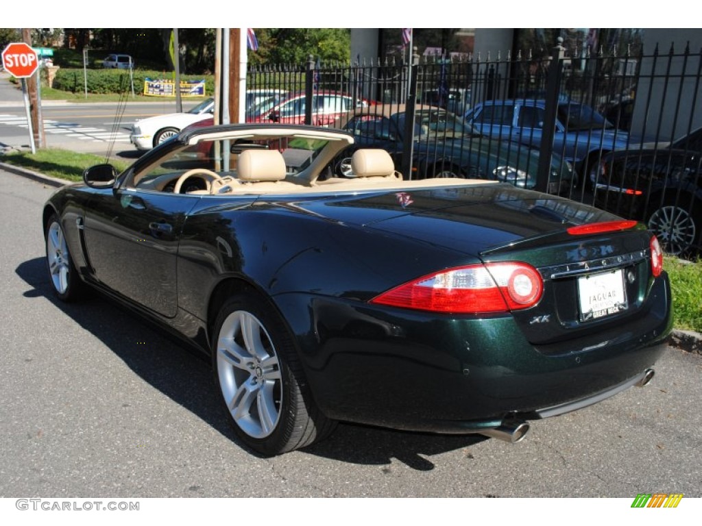 2008 XK XK8 Convertible - Botanical Green / Caramel photo #24