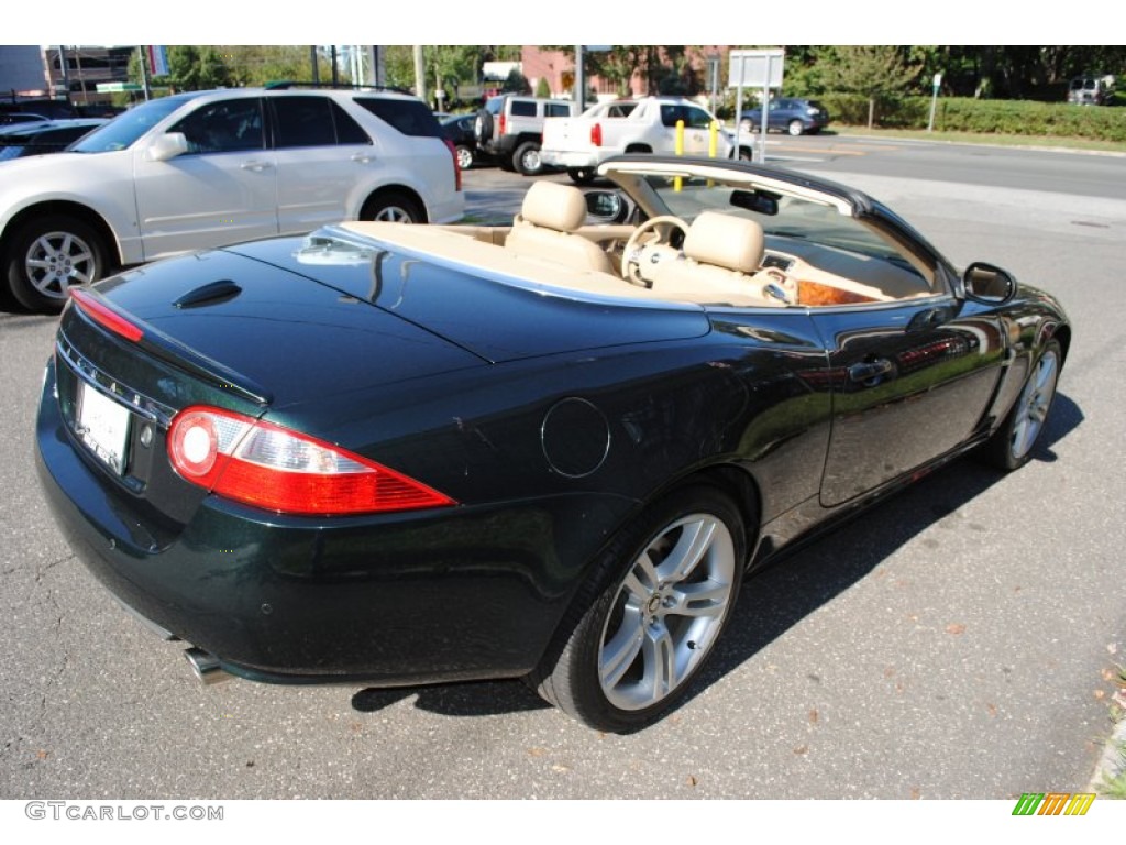 2008 XK XK8 Convertible - Botanical Green / Caramel photo #25