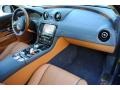 London Tan/Navy Blue 2011 Jaguar XJ XJL Supercharged Dashboard