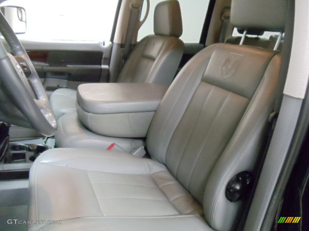 Medium Slate Gray Interior 2008 Dodge Ram 3500 Laramie Quad Cab 4x4 Dually Photo #54983113