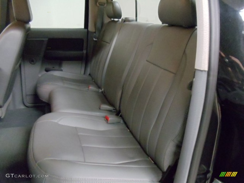 2008 Ram 3500 Laramie Quad Cab 4x4 Dually - Brilliant Black Crystal Pearl / Medium Slate Gray photo #19