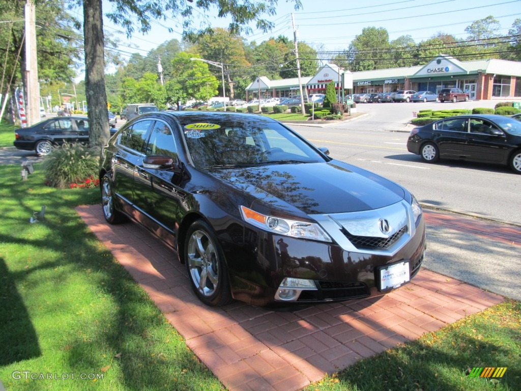 2009 TL 3.7 SH-AWD - Mayan Bronze Metallic / Umber/Ebony photo #3