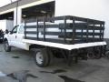 Oxford White 2001 Ford F450 Super Duty XL Crew Cab Stake Truck Exterior