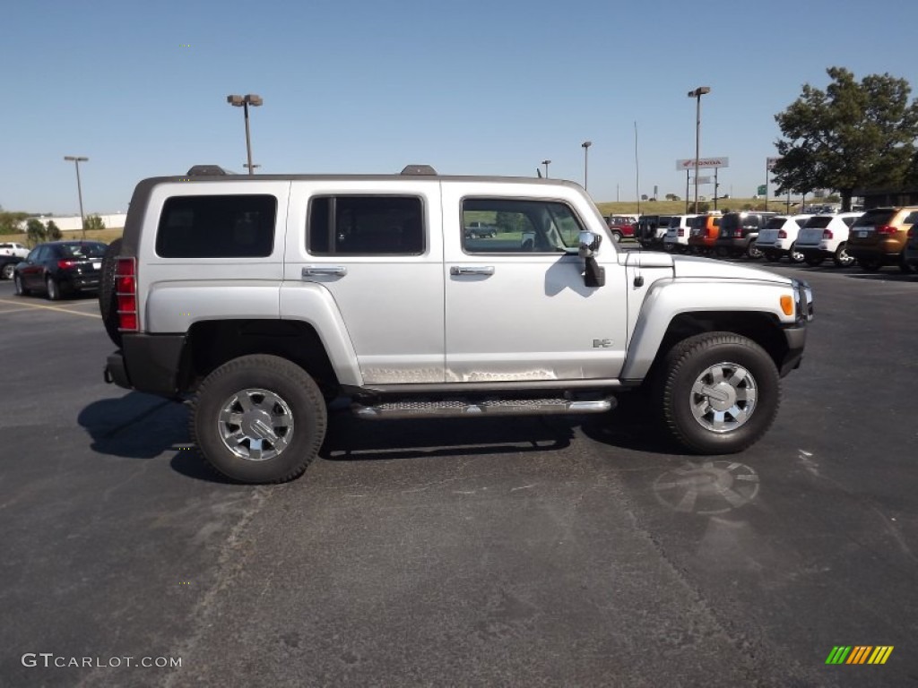 Silver Stone Metallic 2010 Hummer H3 Standard H3 Model Exterior Photo #54983624