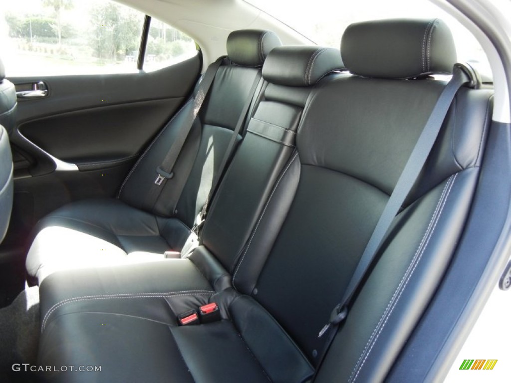 Black Interior 2010 Lexus IS 250 Photo #54983629