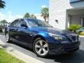 2008 Deep Sea Blue Metallic BMW 5 Series 528i Sedan  photo #4