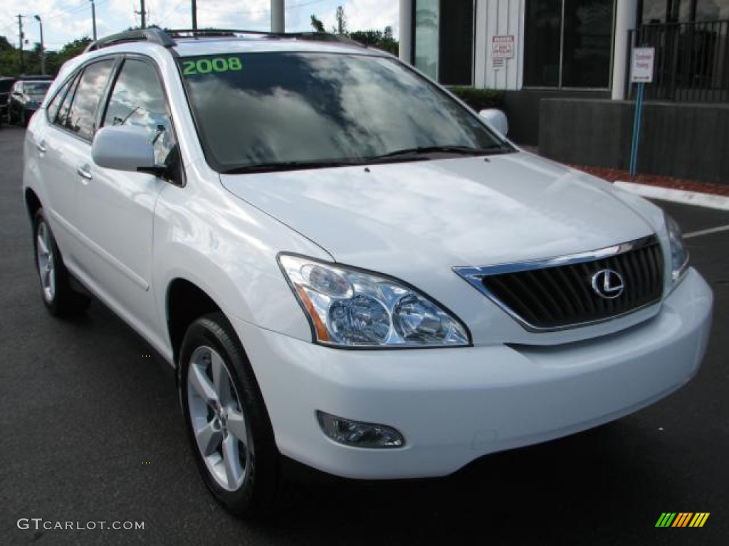 2008 RX 350 - Crystal White / Ivory photo #1