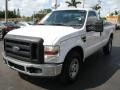 Oxford White 2008 Ford F250 Super Duty XL Regular Cab Exterior