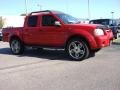 2003 Aztec Red Nissan Frontier SE V6 Crew Cab  photo #2