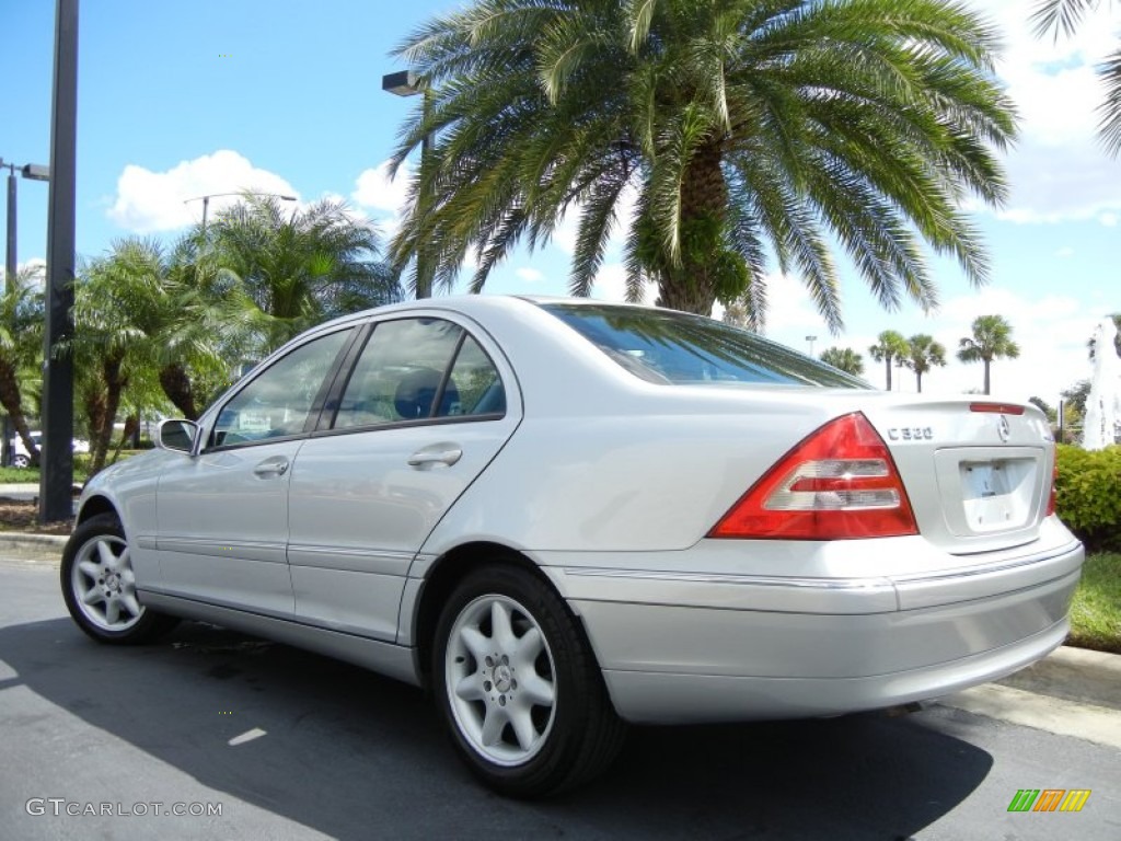 Brilliant Silver Metallic 2003 Mercedes-Benz C 320 4Matic Sport Sedan Exterior Photo #54985282