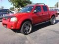 2003 Aztec Red Nissan Frontier SE V6 Crew Cab  photo #5