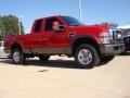 Red 2008 Ford F250 Super Duty FX4 SuperCab 4x4 Exterior