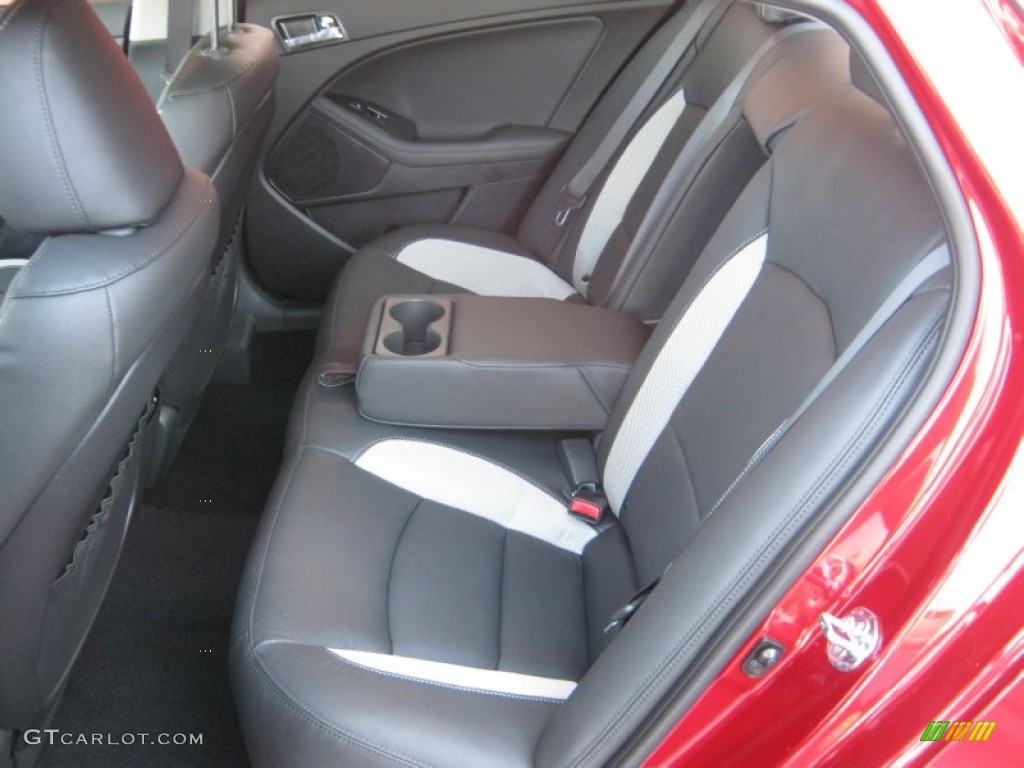 Black Interior 2012 Kia Optima SX Photo #54985738