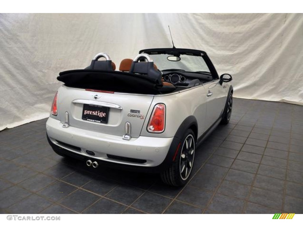Pure Silver Metallic 2008 Mini Cooper S Convertible Sidewalk Edition Exterior Photo #54986743