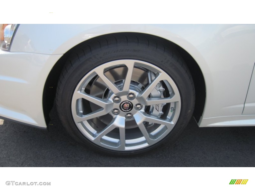 2012 CTS -V Sedan - White Diamond Tricoat / Light Titanium/Ebony photo #10