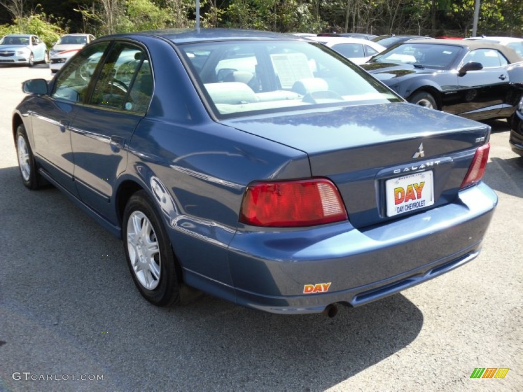 2003 Galant ES - Chrome Blue Pearl / Gray photo #3