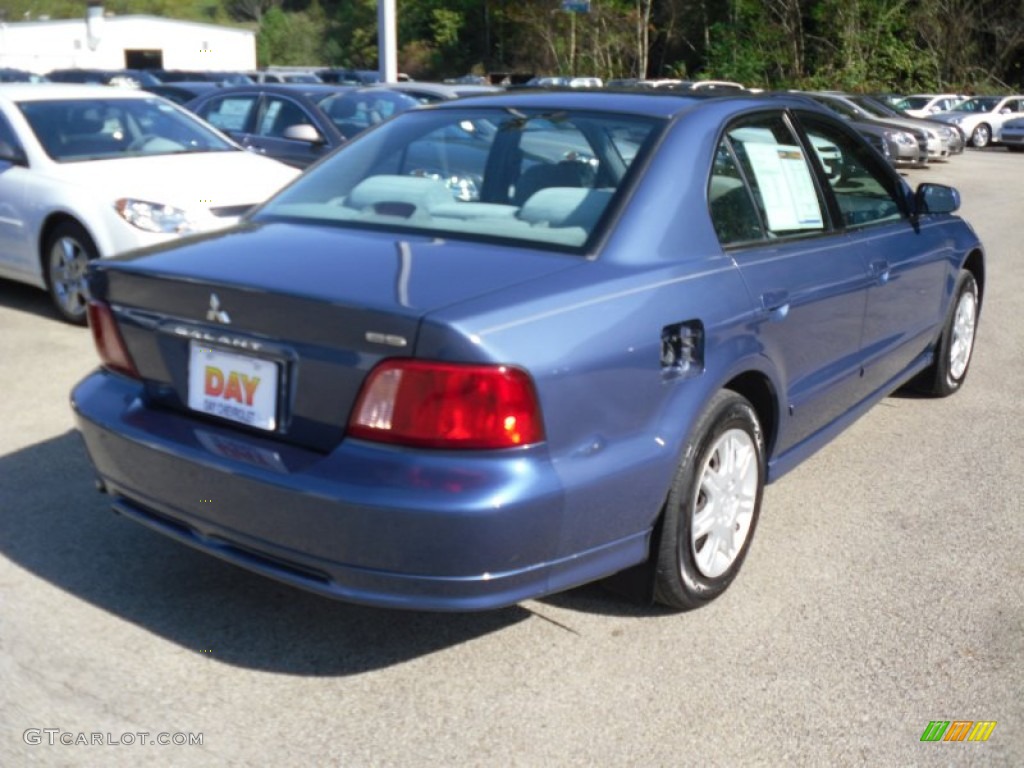 2003 Galant ES - Chrome Blue Pearl / Gray photo #4