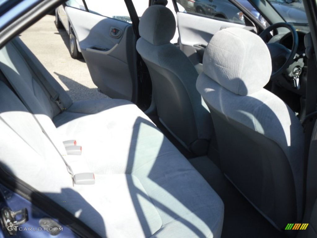 2003 Galant ES - Chrome Blue Pearl / Gray photo #7