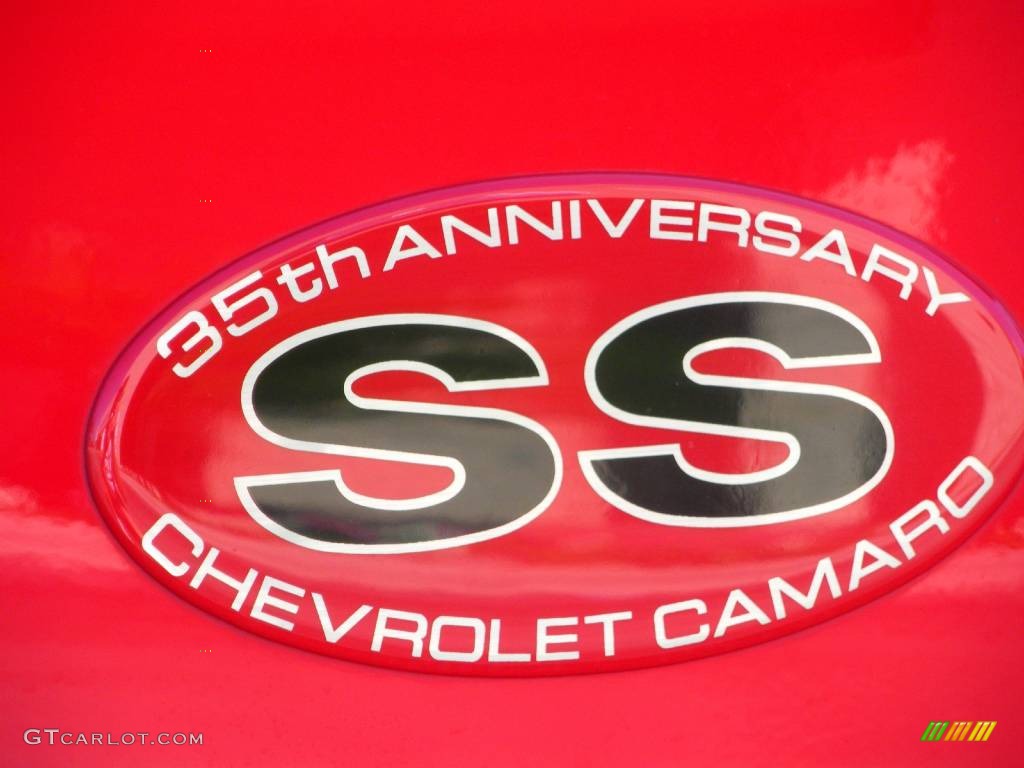 2002 Chevrolet Camaro Z28 SS Coupe Marks and Logos Photo #549876