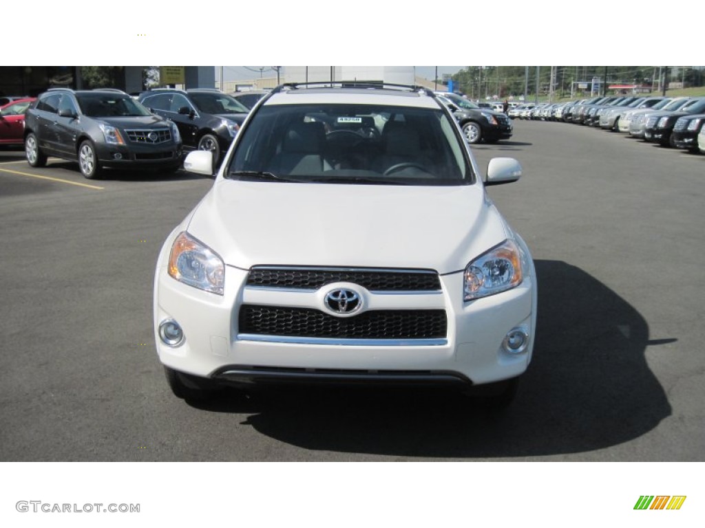 2011 RAV4 Limited - Super White / Ash photo #8