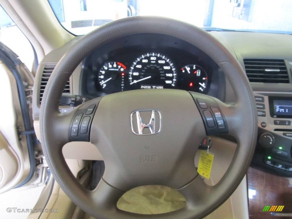 2006 Accord EX Sedan - Desert Mist Metallic / Ivory photo #11