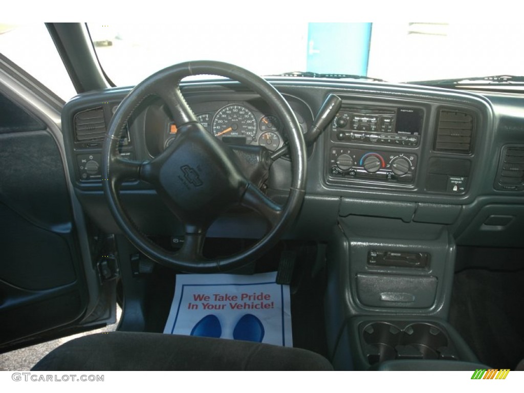 2002 Silverado 1500 LS Extended Cab 4x4 - Light Pewter Metallic / Graphite Gray photo #8